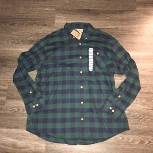 NWT Iron Mountain Oxford Plaid Shirt